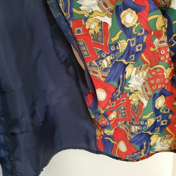 12 L Vintage Button Down Red Vest - Picture 9 of 9